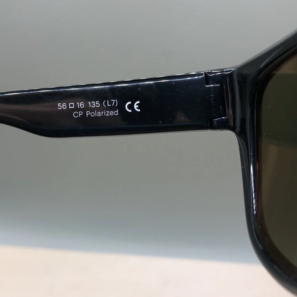 smith ember 807 black sunglasses chromapop lens polarized rectangular - unisex